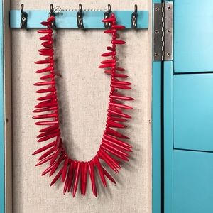 Red Statement Necklace